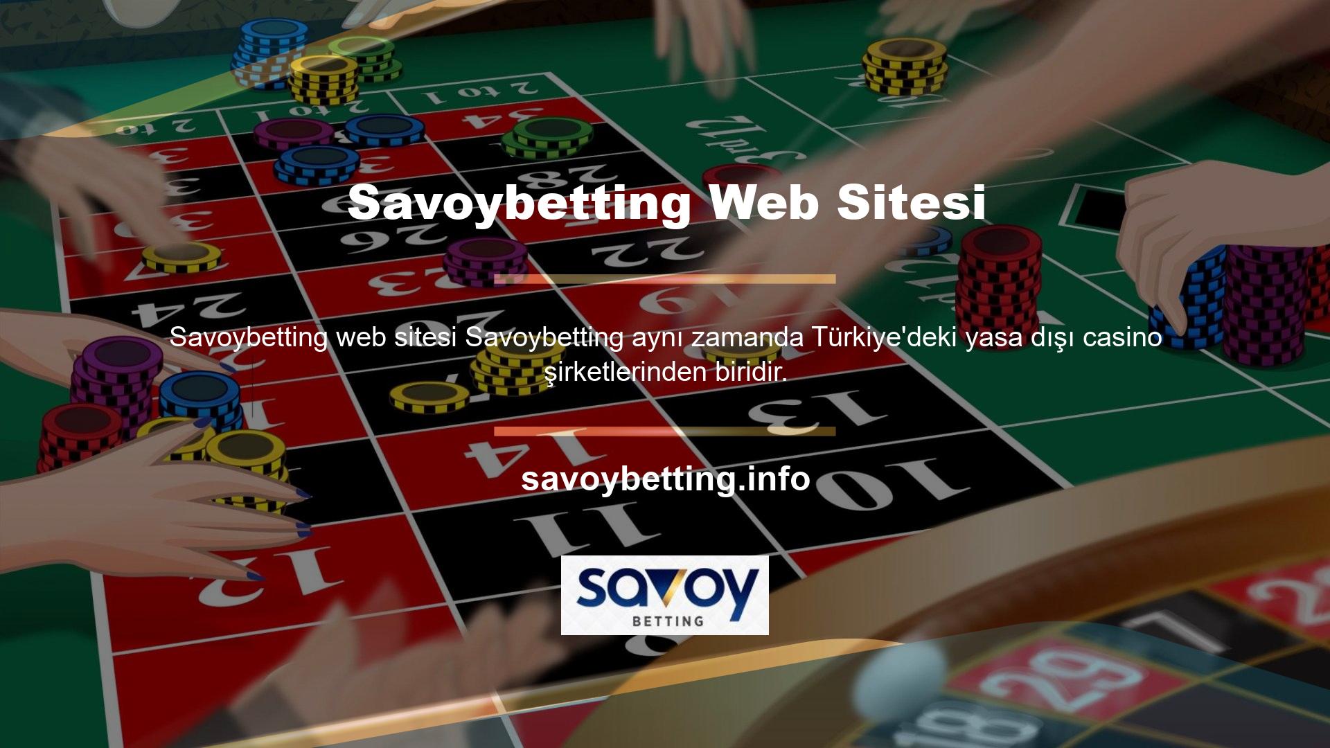 Türkiye'deki birçok slot makinesiyle ilgilenen bahisçiler arasında Savoybetting güvendiği bahisçiler de var